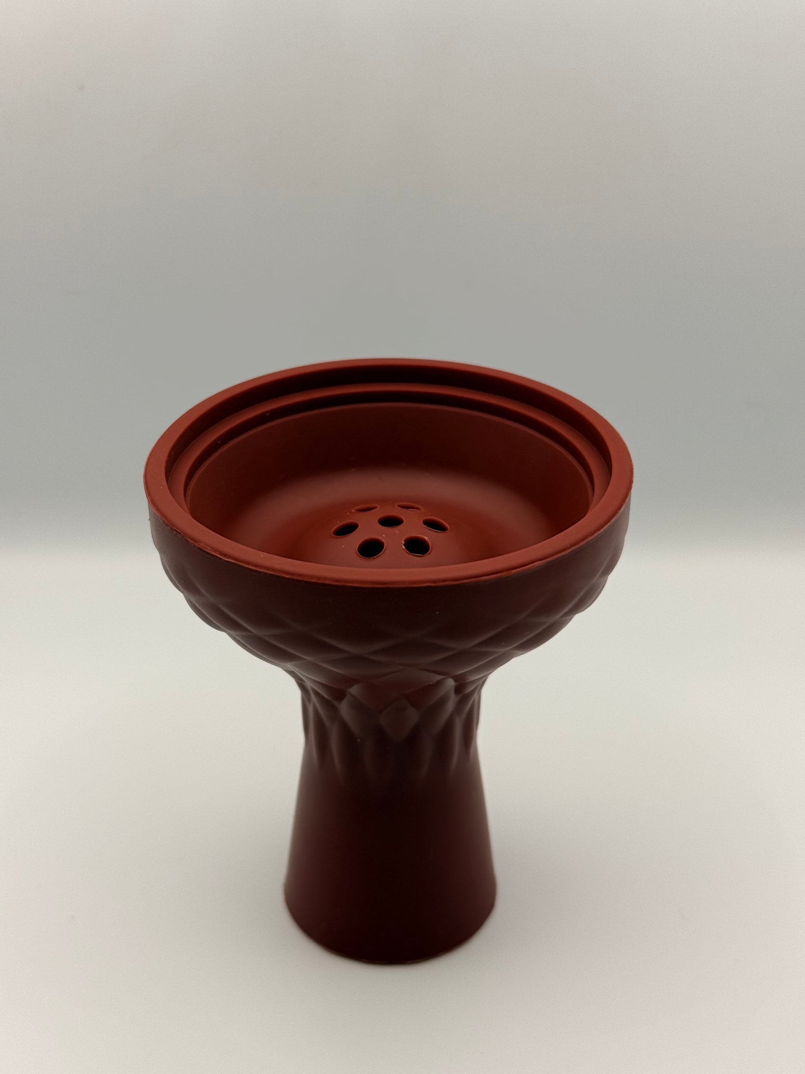 Siliconen shisha bowl in groen met uniek patroon aan buitenkant