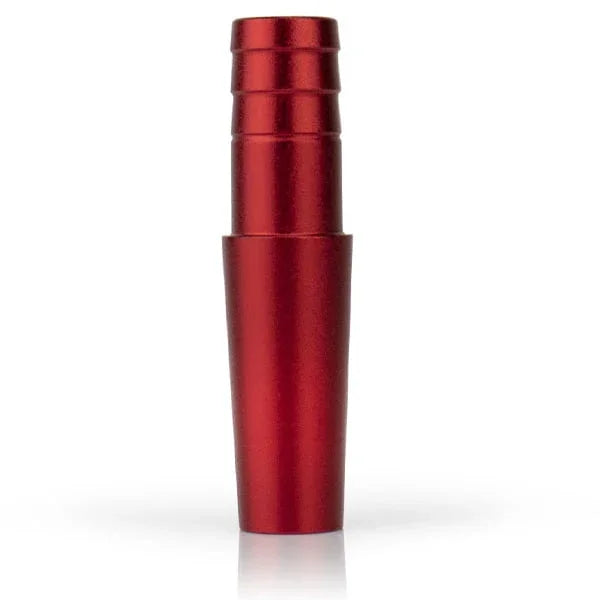 Siliconen slang connector adapter rood voor waterpijp slang, Amy Deluxe