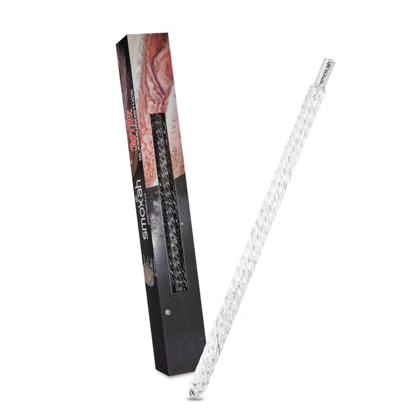Smokah Jupiter Clear glazen shisha mondstuk transparant - volledig helder glas waterpijp mondstuk met gripzones