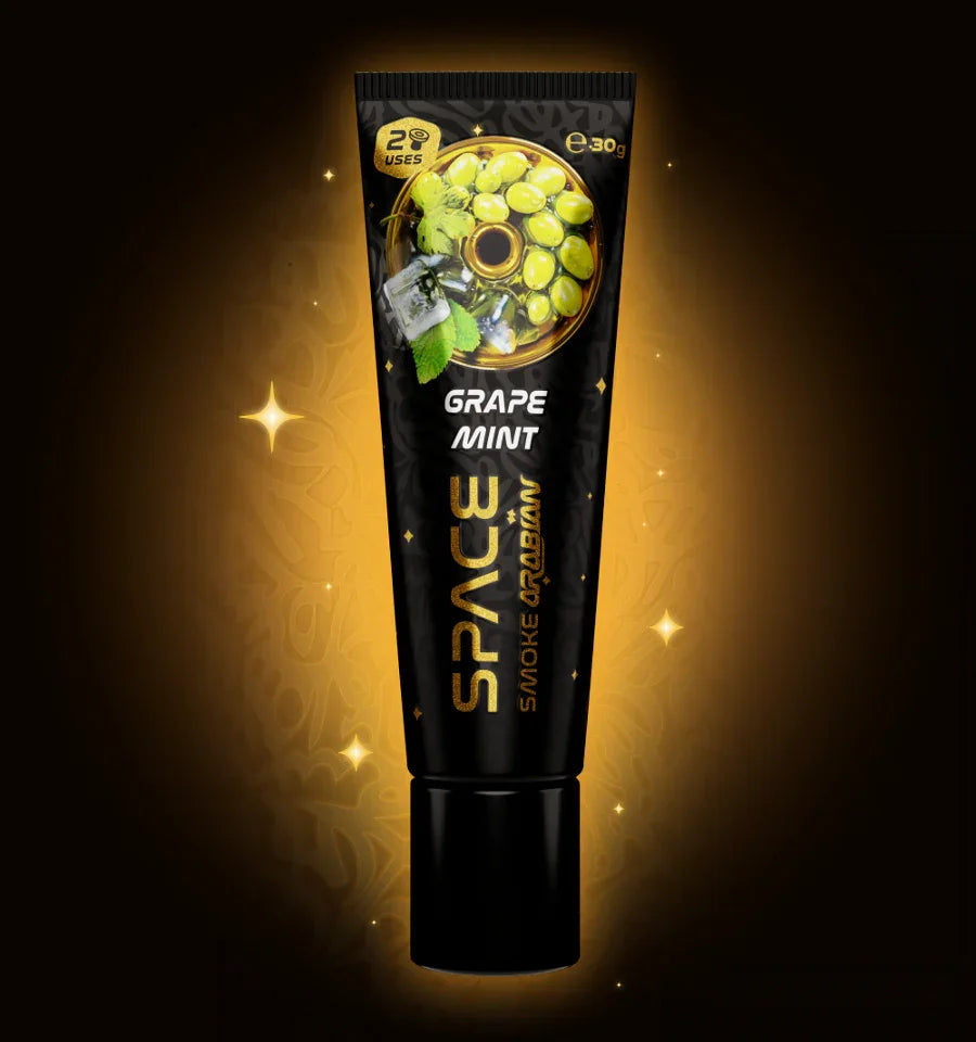Space Smoke Arabian druiven munt smaak - waterpijp pasta voor een volle rookervaring