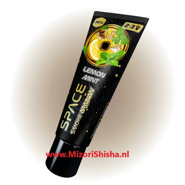 Space Smoke Arabian Lemon Mint 30g shisha-pasta tube met limoen-mint smaak