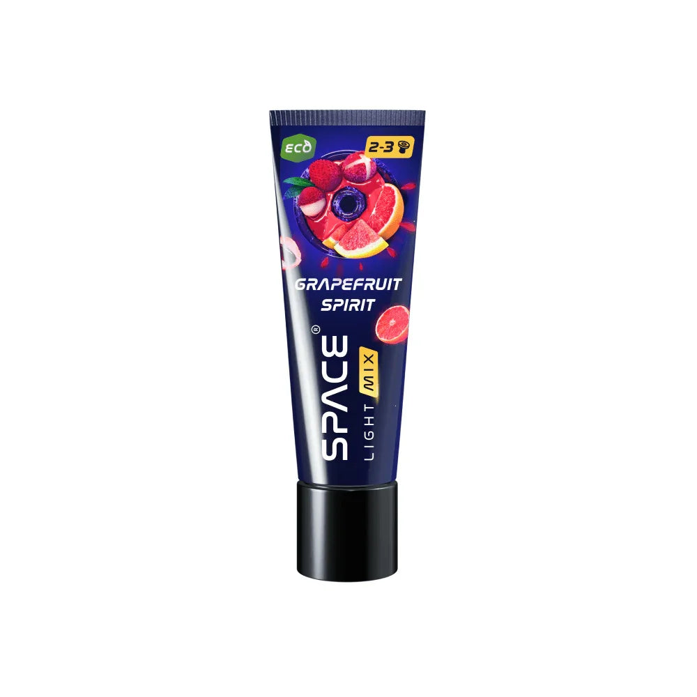 Space Smoke Grapefruit Spirit 30gr tube - tabaksvrije shisha pasta met pompelmoes en lychee smaak