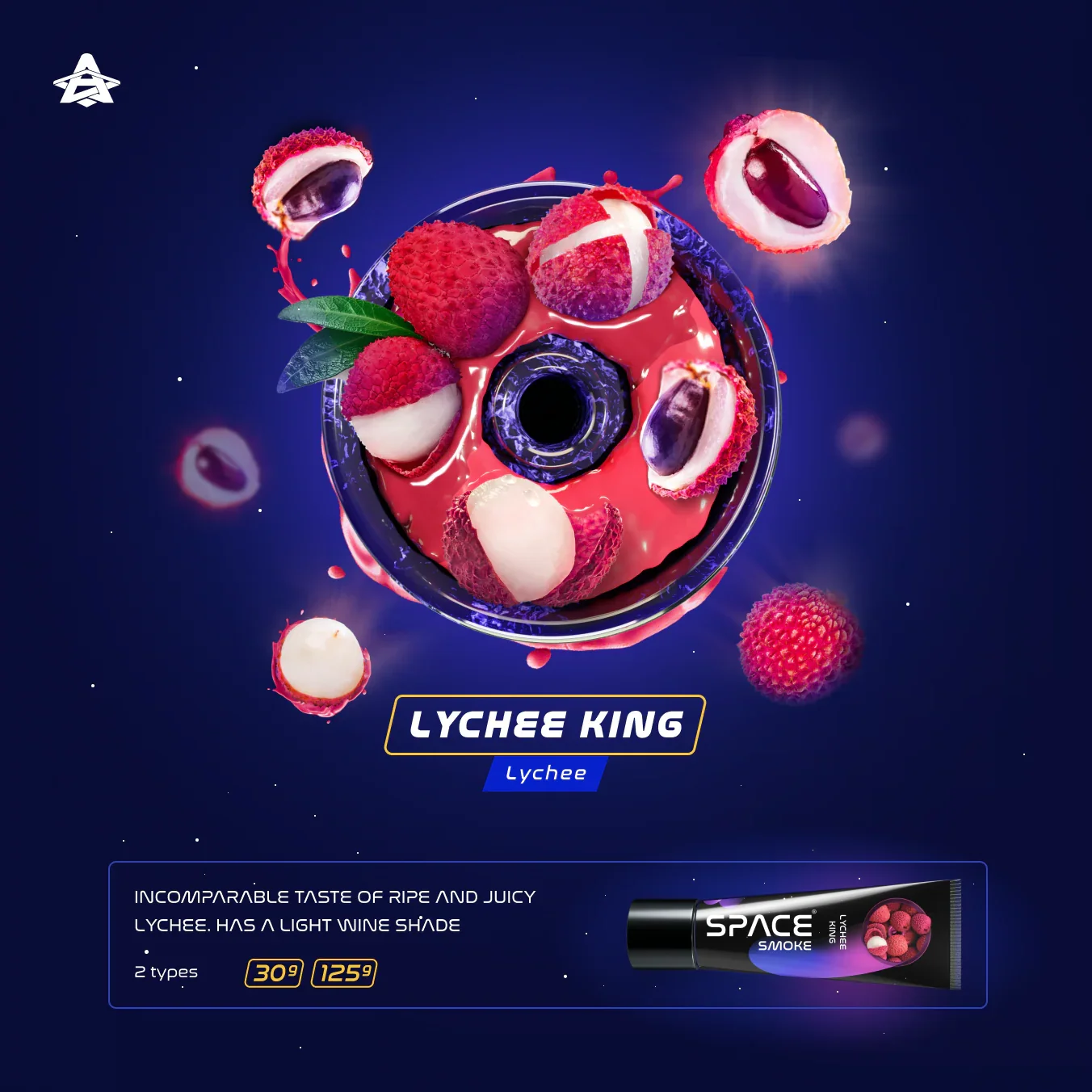 Space Smoke Lychee King shisha pasta in waterpijp tabakskop - gebruik en dosering
