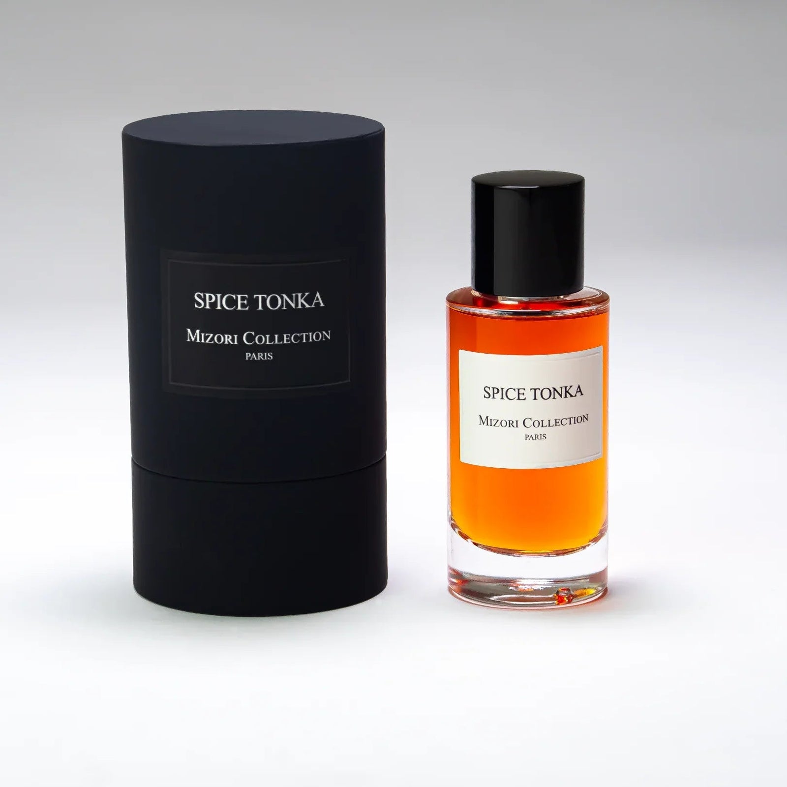 Spice Tonka parfum doosje verpakking van Mizori Collection 50 ml EDP