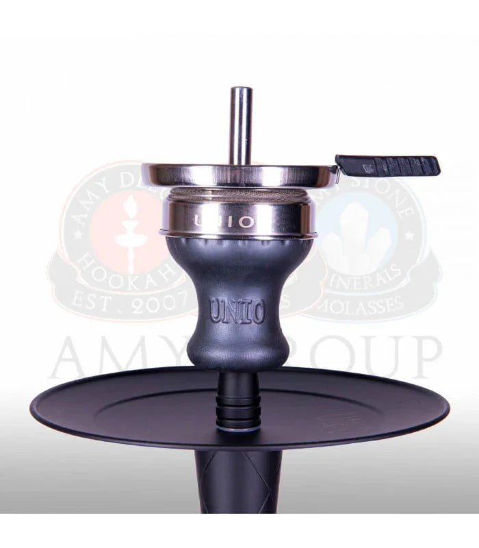 Steenen waterpijp tabakskop van de Amy Deluxe Unio 005.02 - zwart en robuust