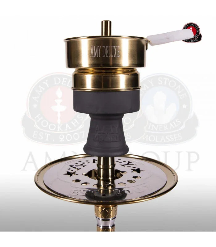 Stenen waterpijp tabakskop met heet scherm van de Amy Deluxe SS33.03 Fusion Shine Mini