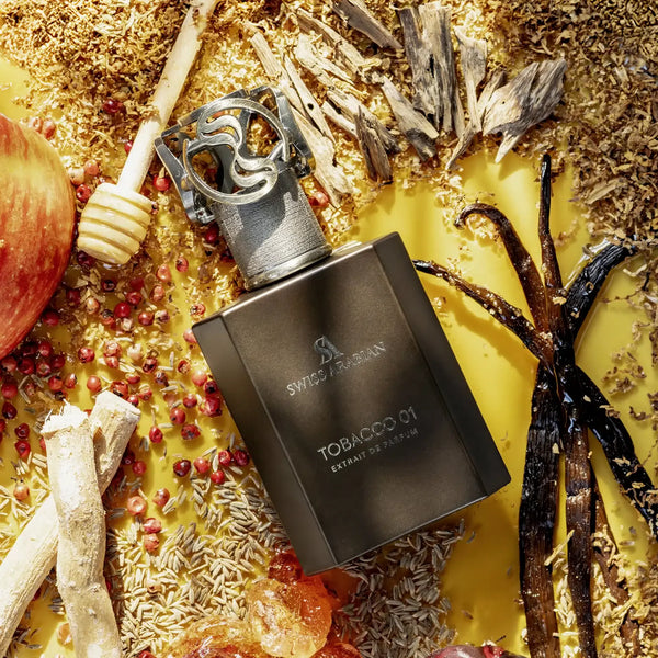 Swiss Arabian Tobacco 01 eau de parfum fles - warm tabaksparfum met hout en musk