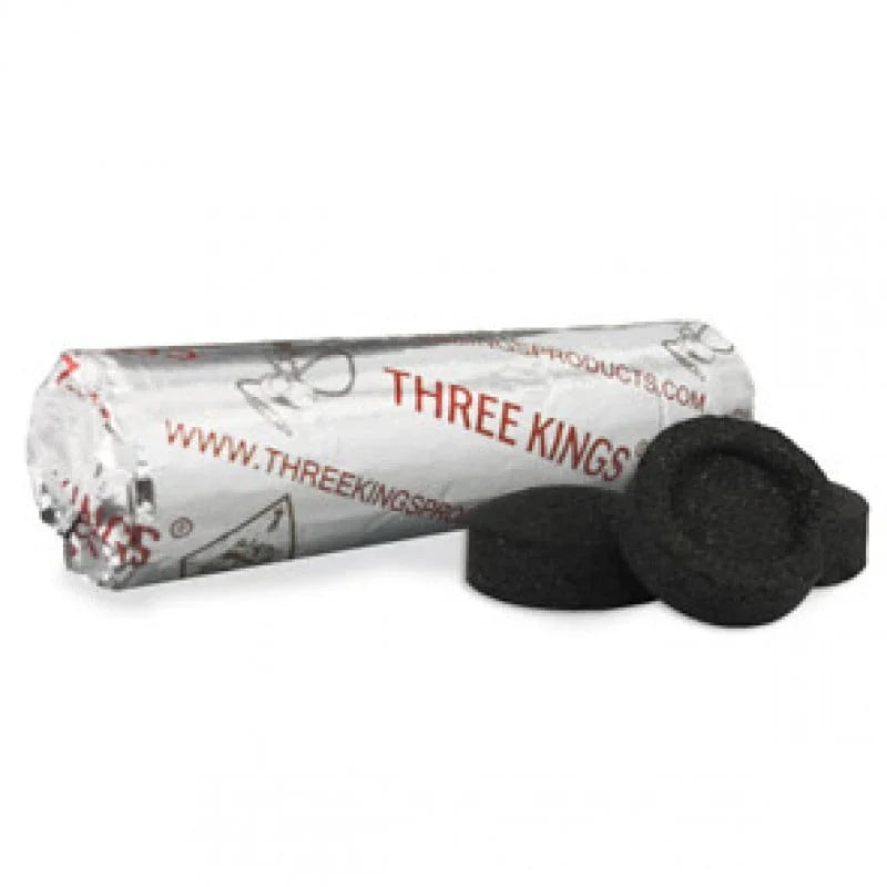 Three Kings Easy Light kolen 1 doos 100 stuks - shisha waterpijp kolen 33mm