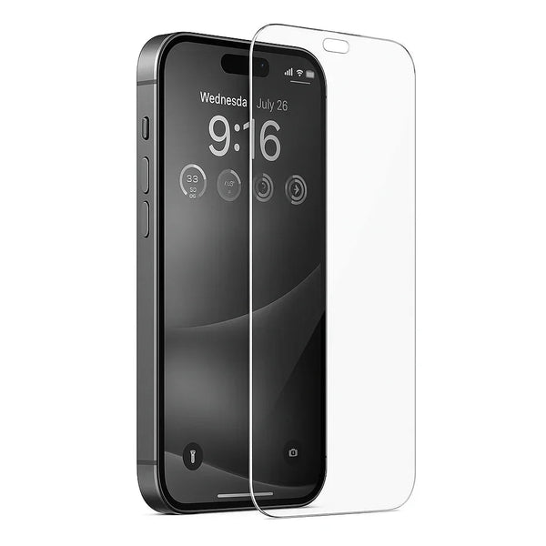 Transparante 9H gehard glas screenprotector voor iPhone 15 Pro - ultradun en krasbestendig
