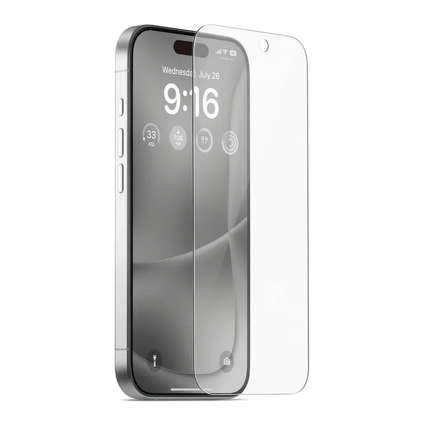 Transparante screenprotector van gehard glas voor de iPhone 16 Pro Max, ultradun en krasbestendig