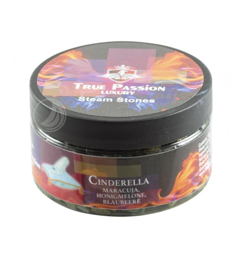True Passion Cinderella 120gr steam stones voor waterpijp - passievrucht, meloen en bosbessen, nicotinevrij alternatief voor Adalya Love 66