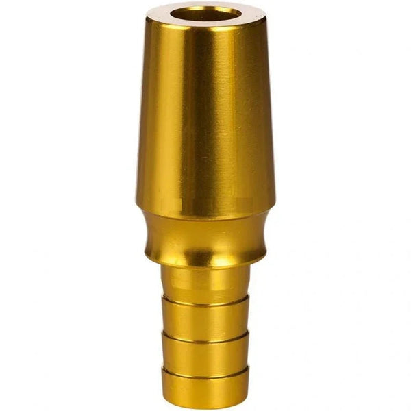 Tsar Connecter waterpijp slang adapter in goudkleur, roestvrij staal