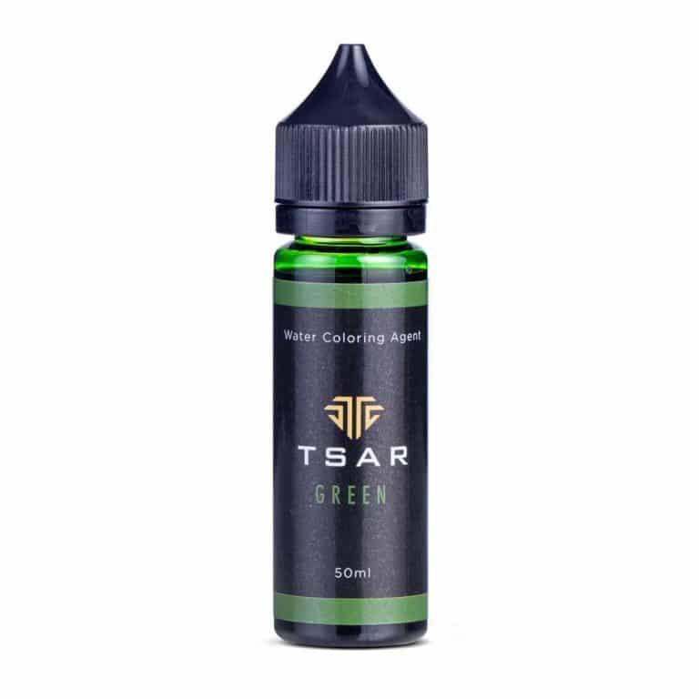 Tsar kleurstof groen voor waterpijp vaas - 50ml shisha water coloring agent flesje