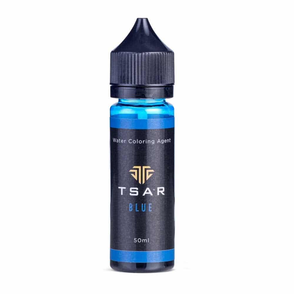 Tsar Water Coloring Agent blauw - kleurstof voor waterpijp vaas in 50ml fles