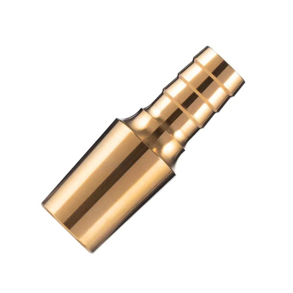 Tsar waterpijp slang connector goud - universele shisha adapter