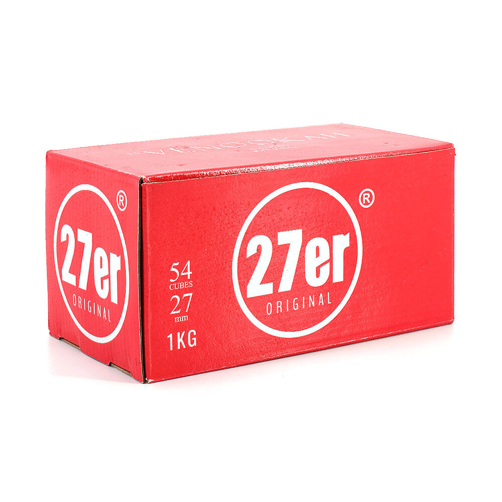 Venookah 27er Original kolen 1kg verpakking - waterpijp kolen van 100% kokosnoot voor lange sessies