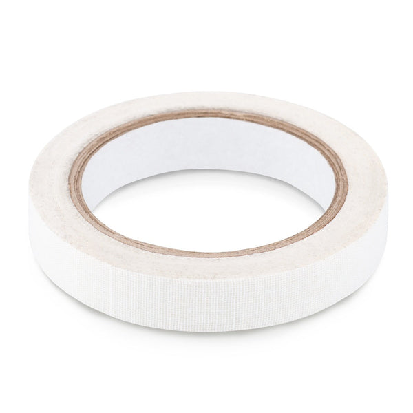 Wit textiel shisha tape dichtband van 18 mm breed, afdichtlint voor waterpijp vaas en slangaansluiting