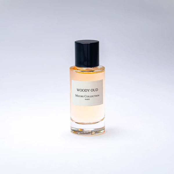 Woody Oud 50 ml eau de parfum van Mizori Collection Paris - flacon vooraanzicht